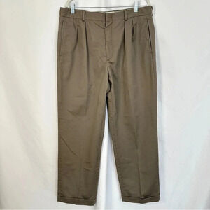 L.L.ā Bean Pants Mens Size 37 Classic Fit Flat Front Casual Traditional